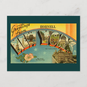 Vintage Grüße aus New York Feiertagspostkarte