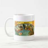 Vintage Grüße aus New York Kaffeetasse (Links)