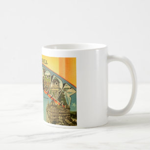 Vintage Grüße aus New York Kaffeetasse