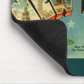 Vintage Grüße aus New York Mousepad (Ecke)