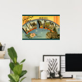 Vintage Grüße aus New York Poster (Heimbüro)