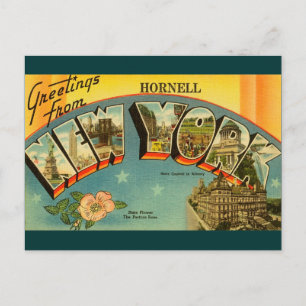 Vintage Grüße aus New York Postkarte