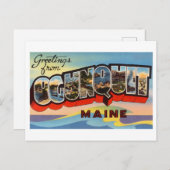Vintage Grüße aus Ogunquit, Maine Postkarte (Vorne/Hinten)