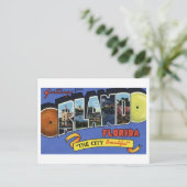 Vintage Grüße aus Orlando, Florida Postkarte (Stehend Vorderseite)