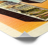 Vintage Grüße aus San Francisco Poster (Ecke)