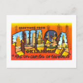 Vintage Grüße aus Tulsa, Oklahoma, Postkarte (Vorderseite)