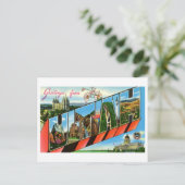 Vintage Grüße aus Utah Postkarte (Stehend Vorderseite)