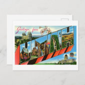 Vintage Grüße aus Utah Postkarte (Vorne/Hinten)