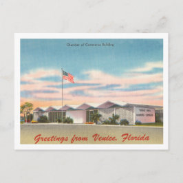 Vintage Grüße aus Venedig, Florida Postkarte