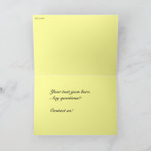 Vintage Grüße aus West Virginia Karte (Innenseite)