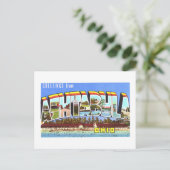 Vintage Grüße von Ashtabula, Ohio, Postkarte (Stehend Vorderseite)