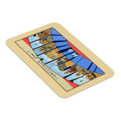 Vintage Grüße von Baltimore MD. Magnet (Rechte Seite)