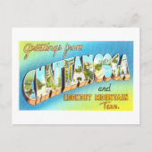 Vintage Grüße von Chatanooga, Tennessee Postkarte (Vorderseite)