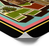 Vintage "Grüße von Kentucky" Poster (Ecke)