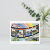 Vintage Grüße von Kentucky Postkarte (Stehend Vorderseite)