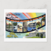 Vintage Grüße von Kentucky Postkarte (Vorderseite)
