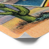 Vintage Grüße von Las Vegas Nevada Poster (Ecke)