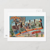 Vintage Grüße von Las Vegas Nevada Postkarte (Vorne/Hinten)