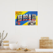 Vintage Grüße von Ohio Travel Poster (Küche)