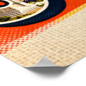 Vintage Grüße von Siena Poster (Ecke)