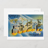 Vintage Grüße von St. Joseph, Michigan Postkarte (Vorne/Hinten)