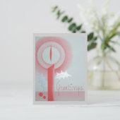 Vintage Grüße von Weihnachten (Stehend Vorderseite)