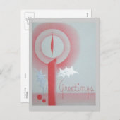 Vintage Grüße von Weihnachten (Vorne/Hinten)