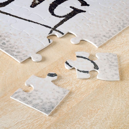 Vintage Grußkarte für Erntedank Puzzle (Seite)