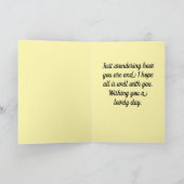 Vintage Grußkarte Karte (Innenseite)