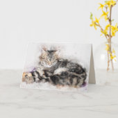 Vintage Grußkarte Karte (Gelbe Blume)