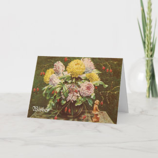 Vintage Grußkarte Karte