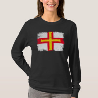 Vintage Guernsey Flag Channel Island Independence T-Shirt