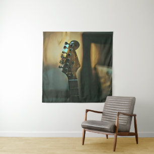 Vintage guitar gifts wandteppich