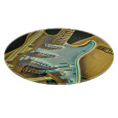 Vintage guitarist birthday gift schneidebrett (Ecke)