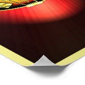 Vintage Guitars Poster (Ecke)