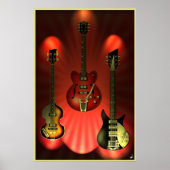Vintage Guitars Poster (Vorne)