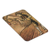 Vintage Gullivers Reisen von Arthur Rackham Magnet (Rechte Seite)