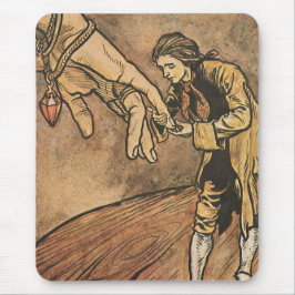 Vintage Gullivers Reisen von Arthur Rackham Mousepad