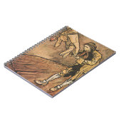 Vintage Gullivers Reisen von Arthur Rackham Notizblock (Linke Seite)