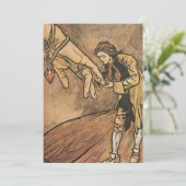 Vintage Gullivers Reisen von Rackham Einladung (Stehend Vorderseite)