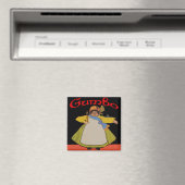 Vintage Gumbo Cook Magnet (In Situ (Geschirrspüler))