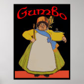 Vintage Gumbo Cook Poster (Vorne)