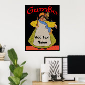 Vintage-Gumbo-Koch Poster (Heimbüro)
