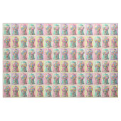 Vintage Gummi-Maschine Stoff (Fat Quarter (45,7 x 55,9 cm))