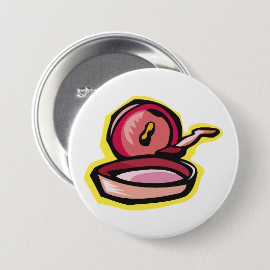 Vintage Gürtelschnüre Retro Kochkunst Button (Vorne & Hinten)