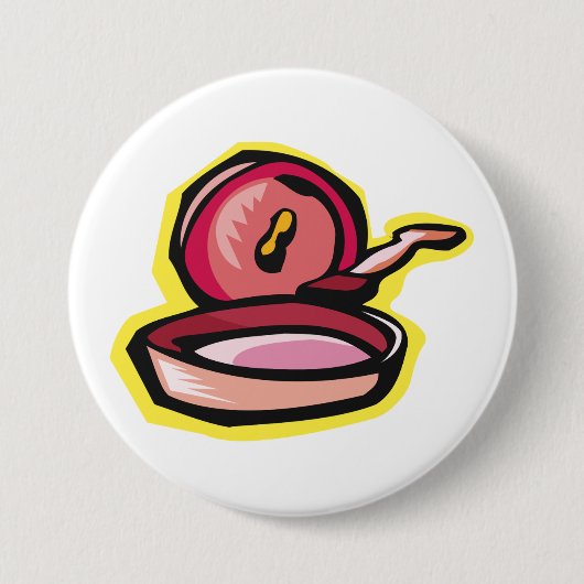 Vintage Gürtelschnüre Retro Kochkunst Button (Vorderseite)