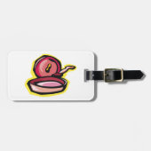 Vintage Gürtelschnüre Retro Kochkunst Gepäckanhänger (Vorderseite horizontal)