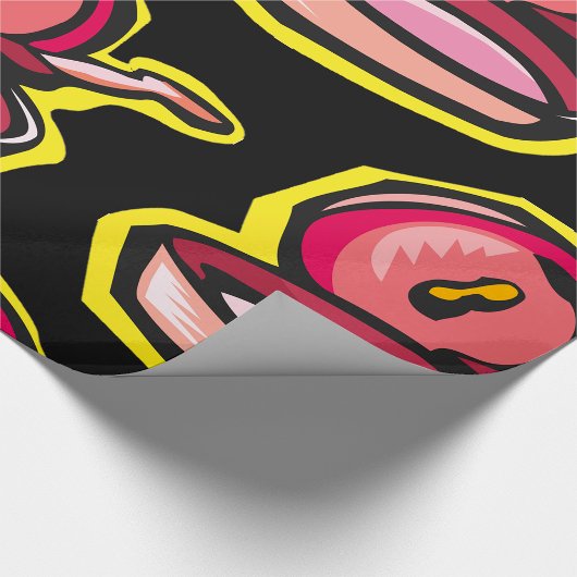 Vintage Gürtelschnüre Retro Kochkunst Geschenkpapier