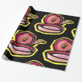 Vintage Gürtelschnüre Retro Kochkunst Geschenkpapier (Ungerollt)