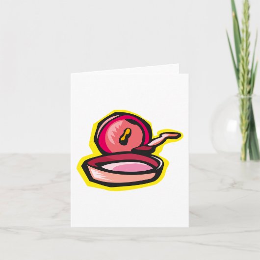 Vintage Gürtelschnüre Retro Kochkunst Karte